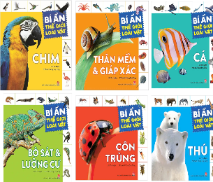 Combo (6 cuốn sách) Bí Ẩn Thế Giới Loài Vật: Thú - Chim - Côn Trùng - Bò Sát Và Lưỡng Cư - Cá - Thân Mềm Và Giáp Xác - Nhiều tác giả