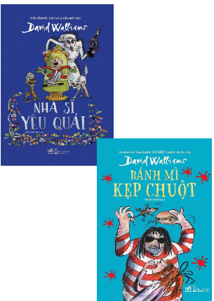 Combo Sách Nha Sĩ Yêu Quái - Bánh Mì Kẹp Chuột ( Bộ 2 Cuốn) - David Walliams