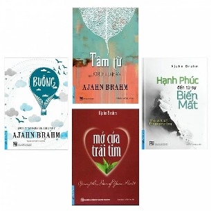 Combo (4 Cuốn Sách) Buông Bỏ Buồn Buông - Mở Cửa Trái Tim -  Hạnh Phúc Đến Từ Sự Biến Mất - Tâm Từ) - Ajahn Brahm