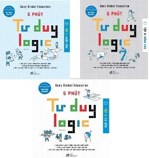 Combo sách: 5 Phút Tư Duy Logic (Bộ 3 tập) - Sony Global Education