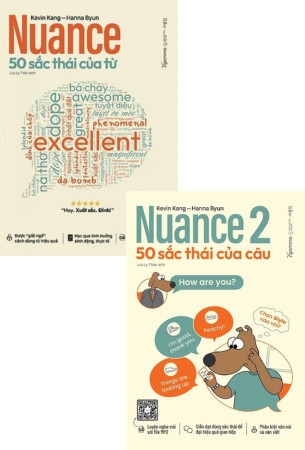 Combo (2 Cuốn Sách) Nuance 50 Sắc Thái Của Từ - Nuance 2 50 Sắc Thái Câu - Kevin Kang, Hanna Byun