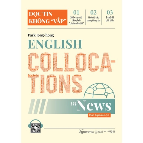 Sách Đọc Tin Không Vấp - English Collocations In News - Park Jong-hong