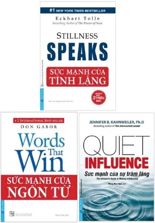 Combo Sách Sức Mạnh Của Tĩnh Lặng - Sức Mạnh Của Ngôn Từ - Sức Mạnh Của Sự Trầm Lắng (Bộ 3 Cuốn) - Eckhart Tolle, Don Gabor, Jennifer B Kahnweiler