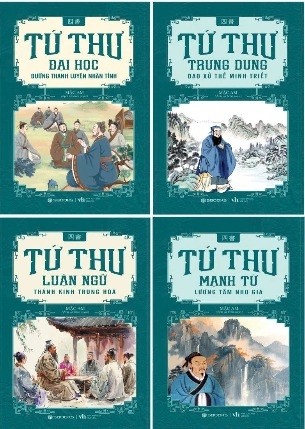 Combo (4 Cuốn Sách) Tứ Thư: Đại Học - Luận Ngữ - Trung Dung - Mạnh Tử (Bộ 4 Cuốn) - Mặc Am
