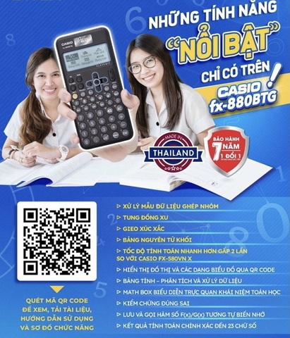 Máy tính casio fx 880