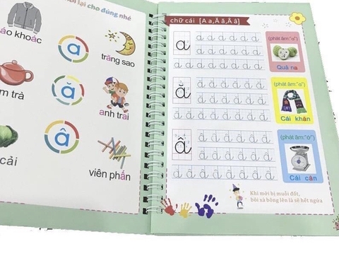 Bộ sách tập tô cho bé