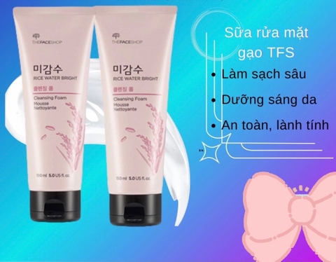Sữa rửa mặt gạo