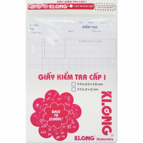 Giấy kiểm tra