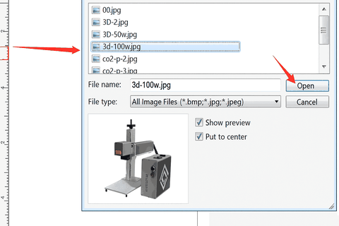 Làm thế nào để đánh dấu ảnh JPG bằng máy đánh dấu laser?