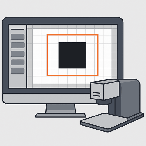 Làm thế nào để điều chỉnh hộp không gian làm việc ezcad theo kích thước đánh dấu thực tế?