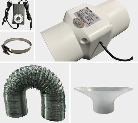 Bộ quạt hút 75mm 18W