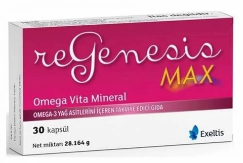 Viên uống bổ sung vitamin và khoáng chất REGENESIS MAX hộp 30 viên