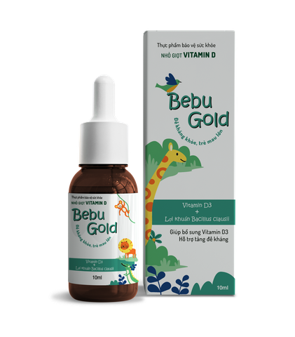 NHỎ GIỌT VITAMIN D BEBUGOLD – Giúp Bổ Sung Vitamin D3