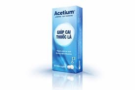 Viên ngậm cai thuốc lá Acetium (3 vỉ x 10 viên)