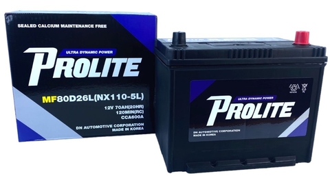 ẮC QUY PROLITE Ô TÔ 80D26L