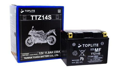 ẮC QUY TOPLITE XE MÁY & PKL TTZ14S