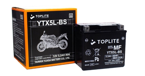 ẮC QUY TOPLITE XE MÁY & PKL YTX5L