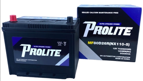 ẮC QUY PROLITE Ô TÔ 80D26R