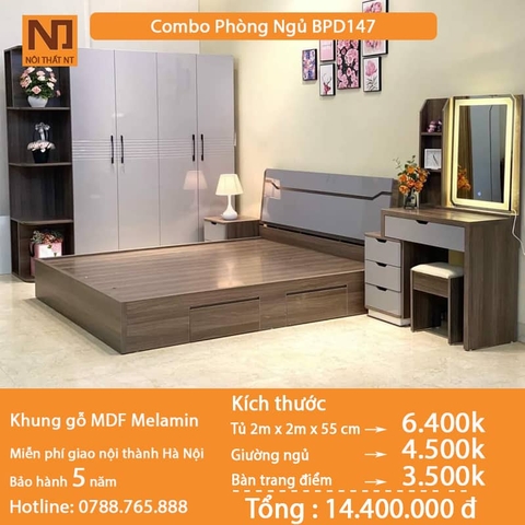 Bộ nội thất phòng ngủ BPN147