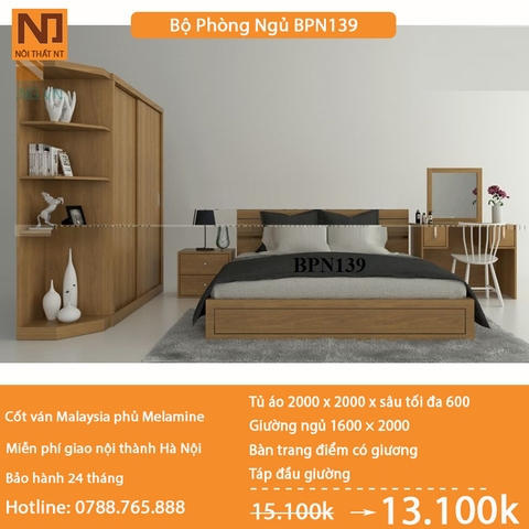Nội thất phòng ngủ thiết kế BPN139