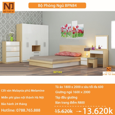 Nội thất phòng ngủ thiết kế BPN84