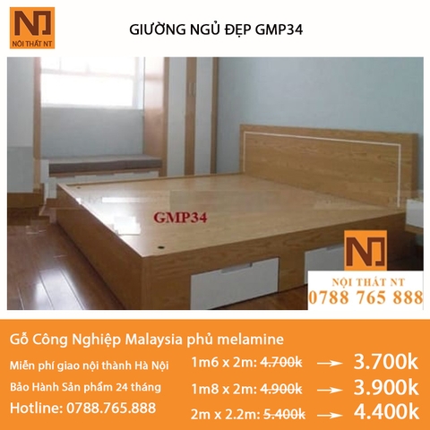 Giường ngủ đẹp GMP34