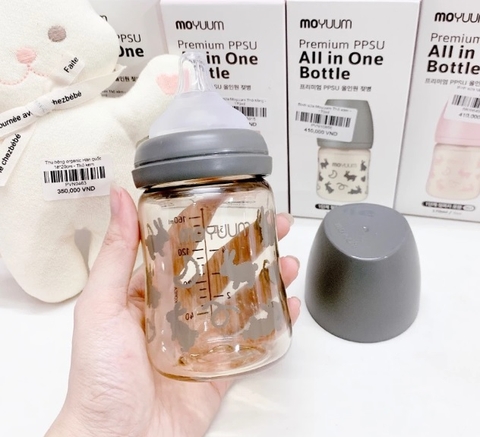 Bình sữa Moyuum Hàn Quốc 170ml/270ml Thỏ (Rabbit Limited Edition) - Chính hãng
