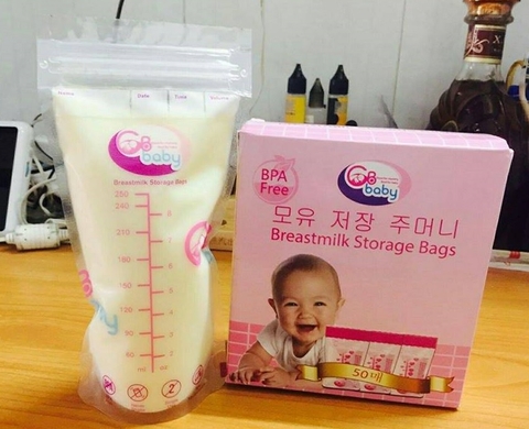 Hộp 50 túi trữ sữa GB Baby 250ml - Hàn Quốc