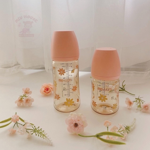 Bình sữa Moyuum Hàn Quốc 170ml Hoa Cúc Hồng (Daisy Edition) - Chính hãng