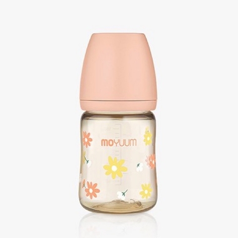 Bình sữa Moyuum Hàn Quốc 170ml Hoa Cúc Hồng (Daisy Edition) - Chính hãng