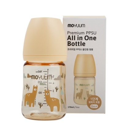 Bình sữa Moyuum Hàn Quốc 170ml Lạc Đà vàng - Chính hãng