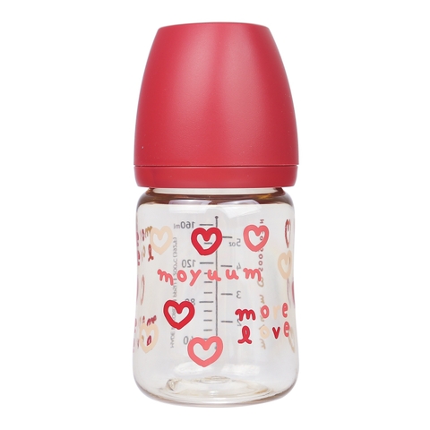 Bình sữa Moyuum Hàn Quốc 170ml Tim đỏ (Red Love) - Chính hãng