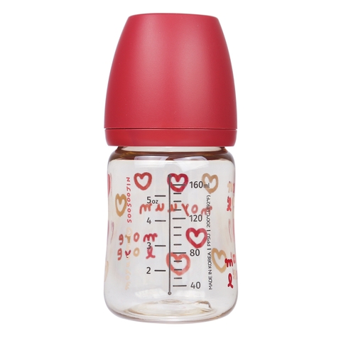 Bình sữa Moyuum Hàn Quốc 170ml Tim đỏ (Red Love) - Chính hãng