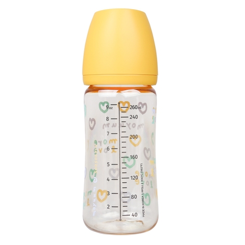 Bình sữa Moyuum Hàn Quốc 270ml Tim vàng (Yellow Love) - Chính hãng