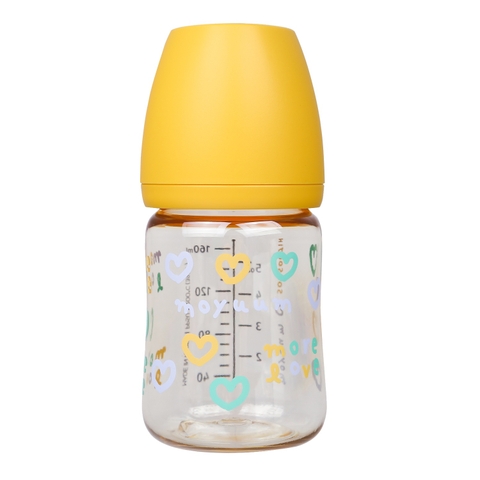 Bình sữa Moyuum Hàn Quốc 170ml Tim vàng (Yellow Love) - Chính hãng