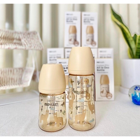 Bình sữa Moyuum Hàn Quốc 170ml/270ml (Llama, Lạc Đà, Limited) - Chính hãng