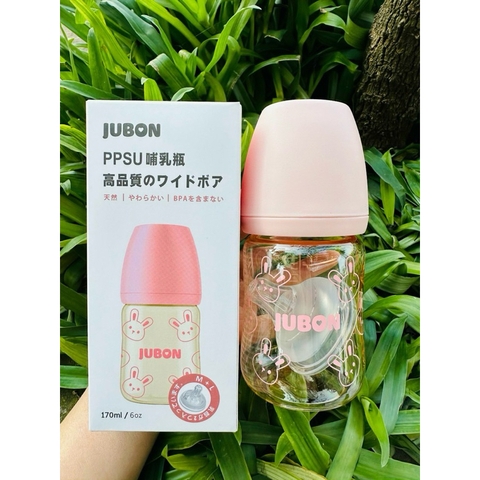 [Tặng ti] Bình sữa Jubon 170ml