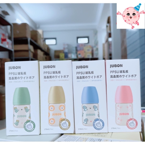 [Tặng ti] Bình sữa Jubon 170ml