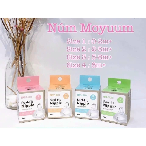 Núm ti Moyuum Hàn Quốc (số 1-2-3-4) - Chính hãng