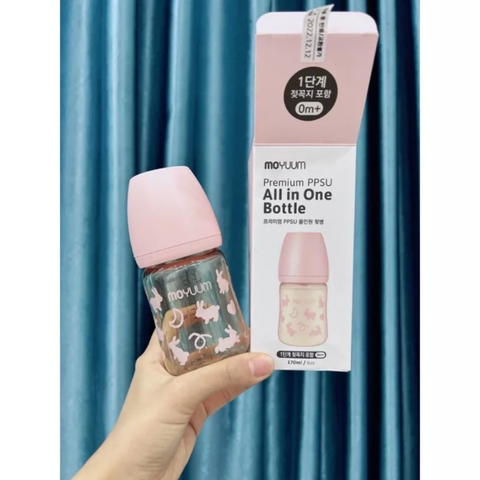 Bình sữa Moyuum Hàn Quốc 170ml/270ml Thỏ (Rabbit Limited Edition) - Chính hãng