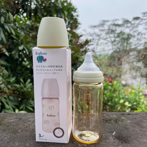 Bình sữa Babuu Nhật Bản 170ml/270ml cao cấp - Bản Limited