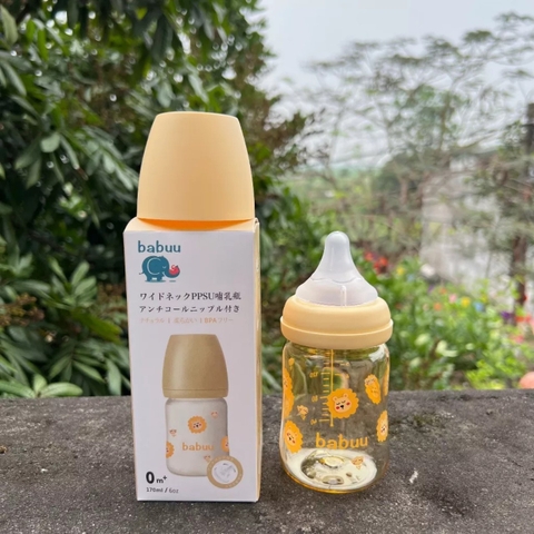 Bình sữa Babuu Nhật Bản 170ml/270ml cao cấp - Bản Limited