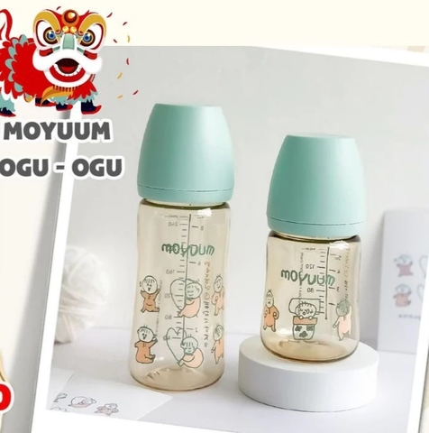 Bình sữa Moyuum Hàn Quốc 270ml Bé ngủ (Baby sleep) - Chính hãng