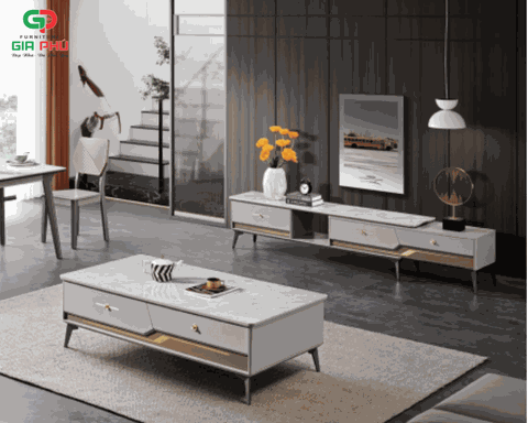 Bàn trà Kệ tivi 8H - 2500 - Nội Thất Tam Kỳ