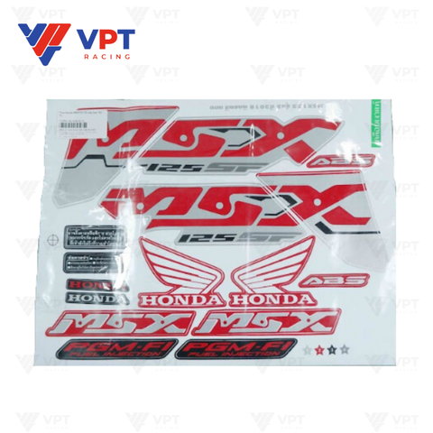 Tem Honda MSX125-18 màu bạc (5) / TL