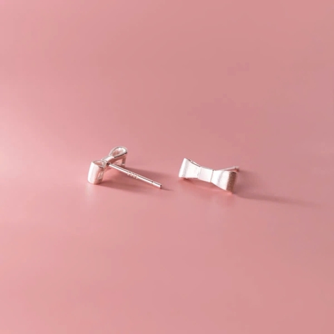 Bông tai Trang sức bạc 925 ADJ sang trọng cao cấp Chiếc Nơ Thanh Lịch - SB118183AD