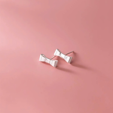 Bông tai Trang sức bạc 925 ADJ sang trọng cao cấp Chiếc Nơ Thanh Lịch - SB118183AD