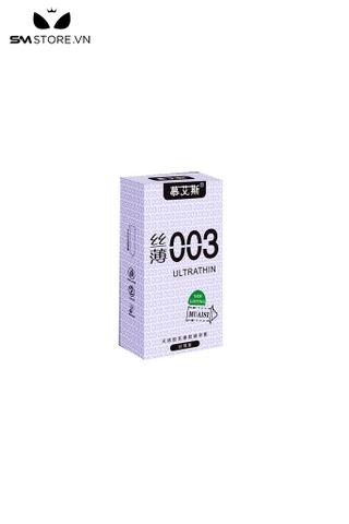 SMT379 - Bao cao su siêu mềm mỏng khoảng 0.3mm với hộp 12 cái