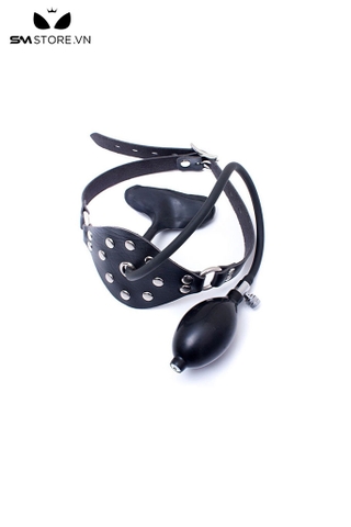 SMT928 - Pump gag cao su có nhiều nút để thay đổi màu đen