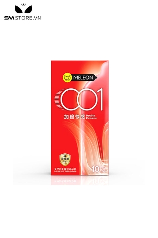 SMT375 - Bao cao su mỏng nhẹ có gai hộp 10 cái với gấp đôi gel trơn